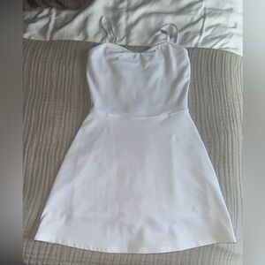 Alo Yoga Alosoft Courtside Tennis Dress White XS